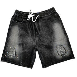 Sweat/Jeans Combination Shorts SH1