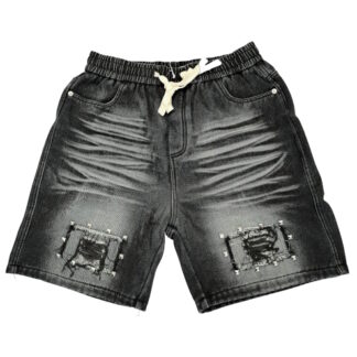 Sweat/Jeans Combination Shorts SH2