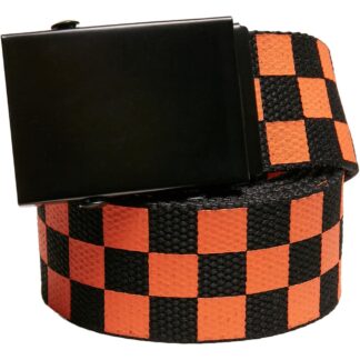 UC Check And Solid Canvas Belt TB5139
